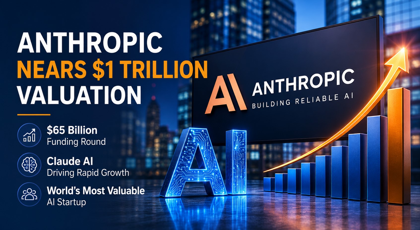 Anthropic Surpasses OpenAI as AI Startup Nears $1 Trillion Valuation
