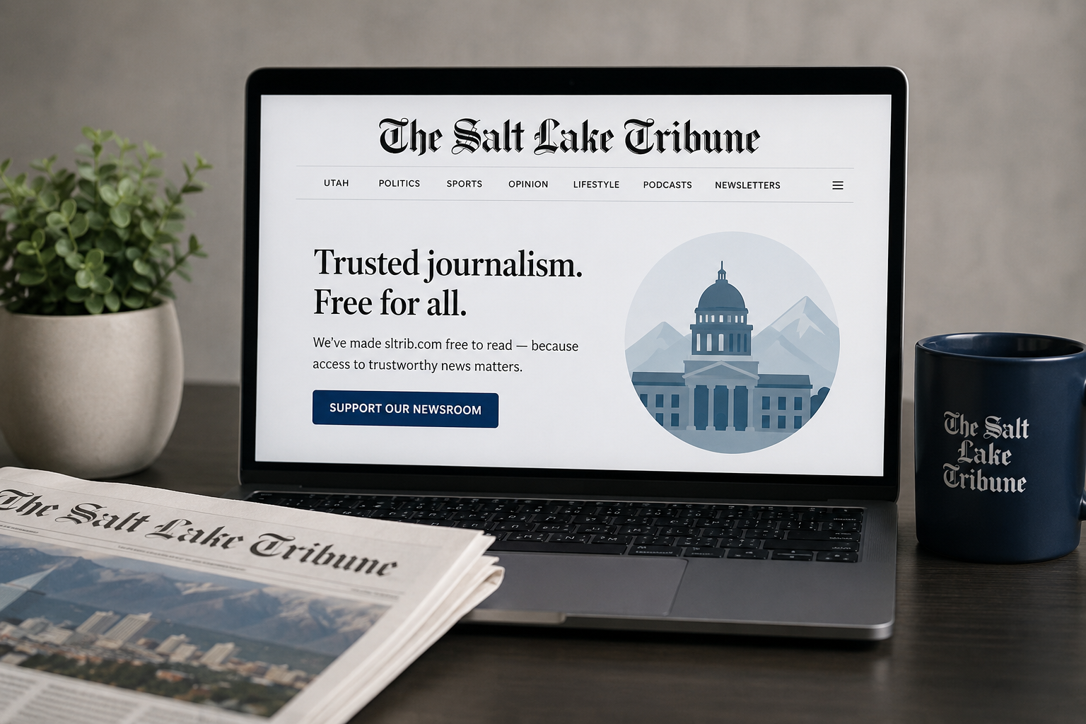 “Why The Salt Lake Tribune Is Taking a Risk by Removing Its Paywall Despite Revenue Concerns"
