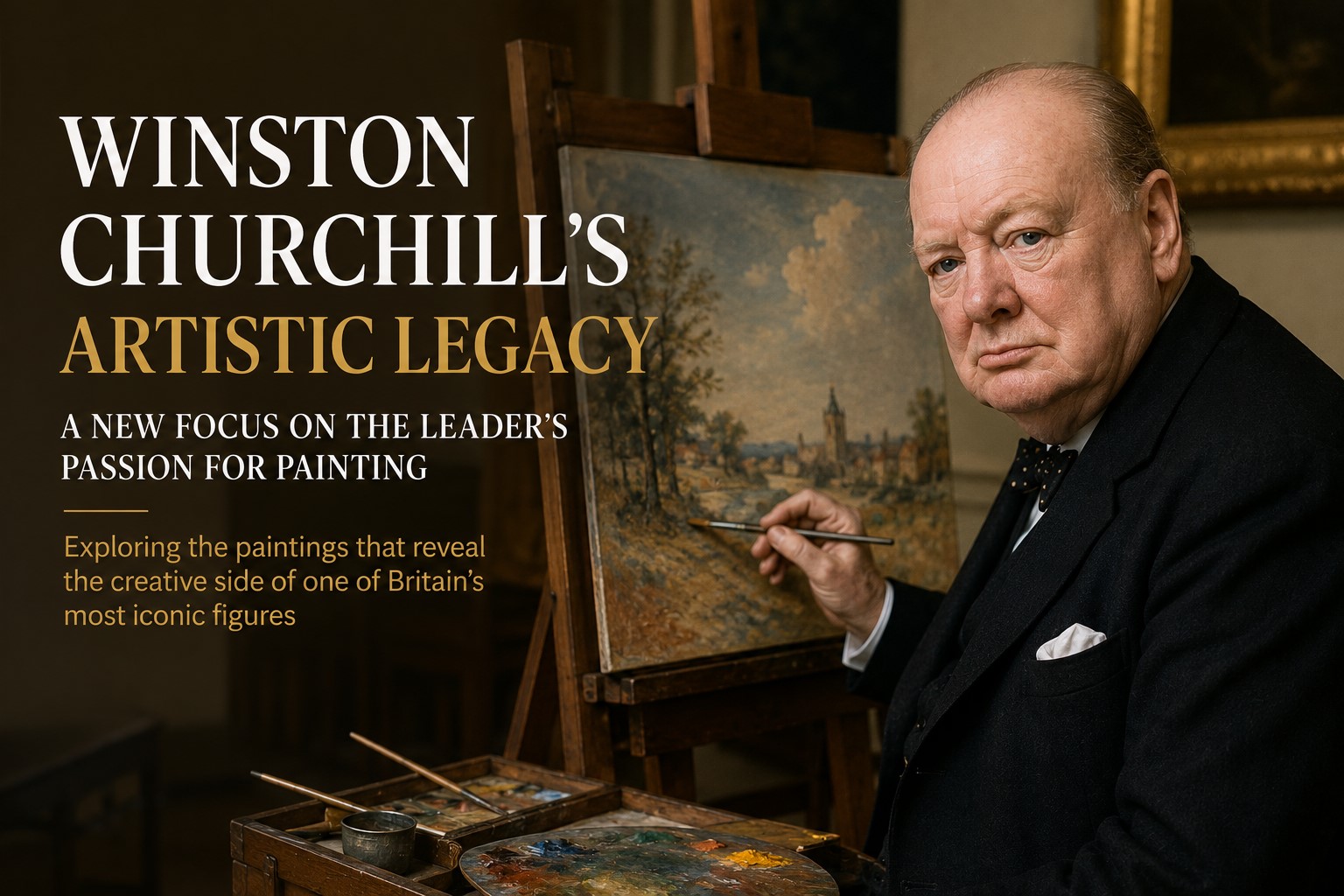 Winston Churchill's Hidden Artistic Legacy Draws Fresh Attention