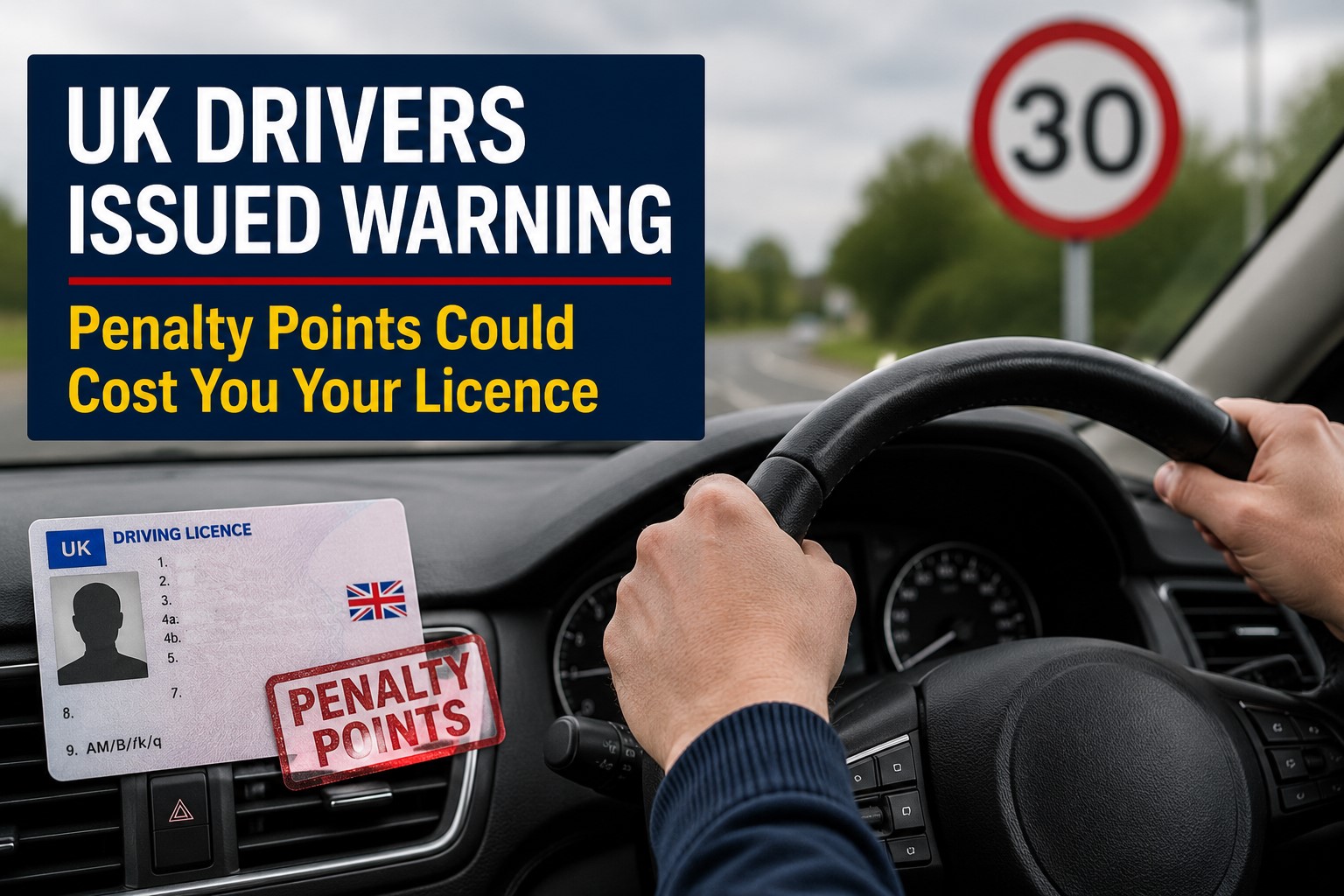 UK Drivers Warned Over Costly Penalty Point Rules That Could Lead to Licence Loss