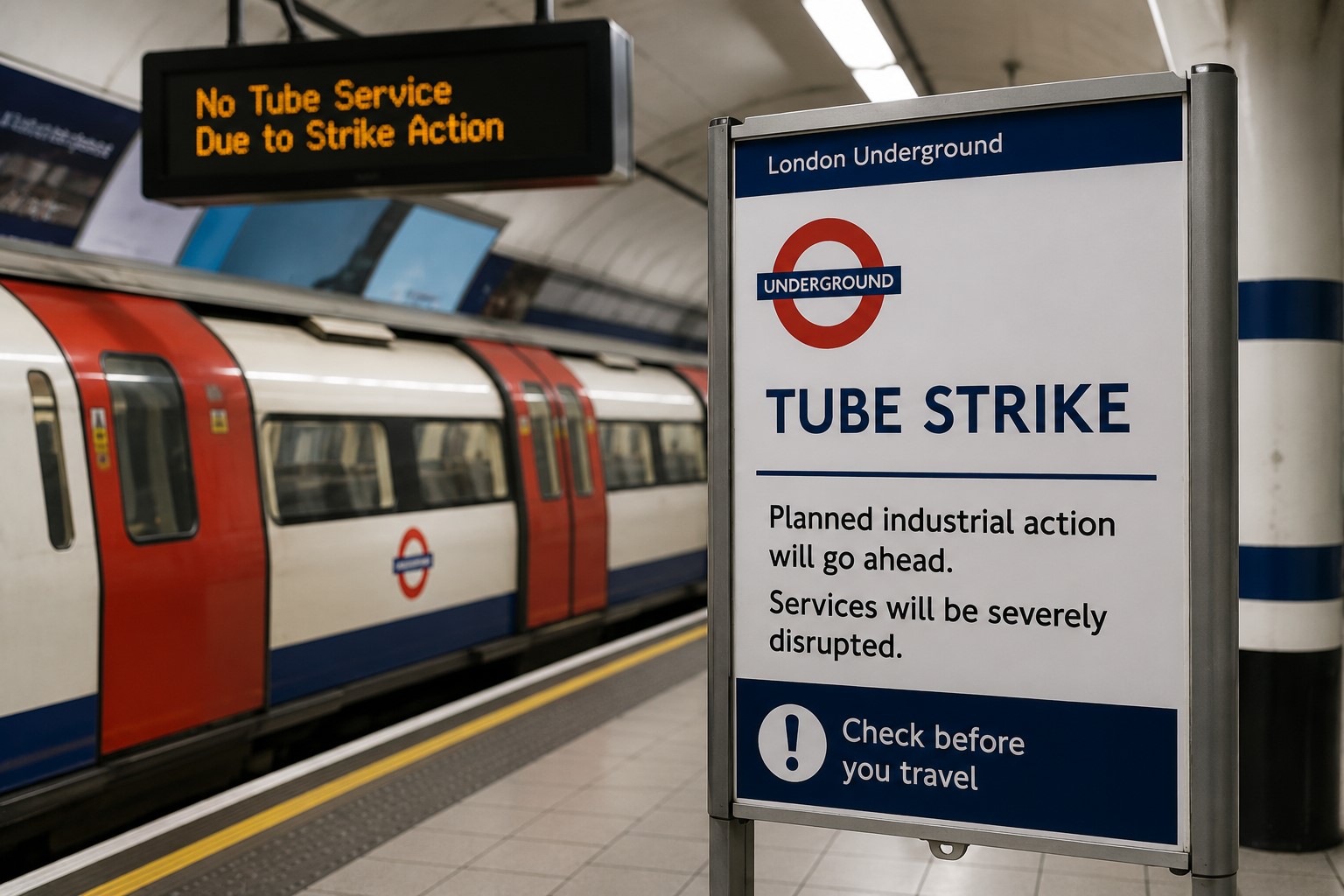 London Tube Strike Set to Proceed After Last-Minute Talks Fail