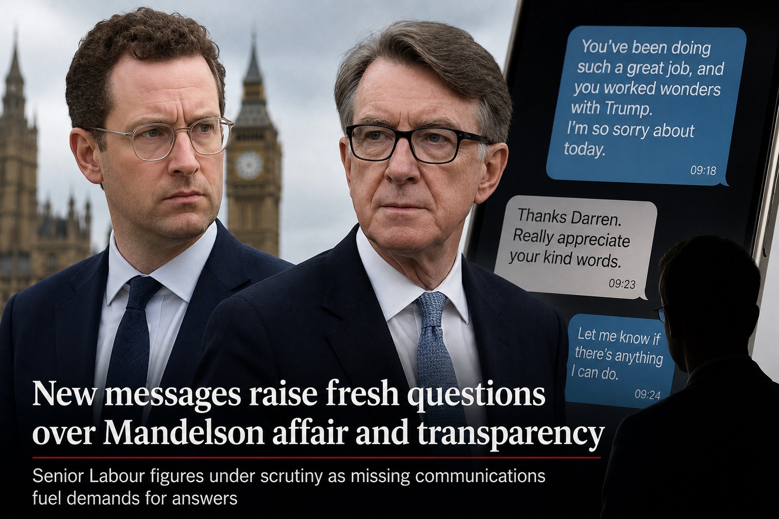 New Messages Raise Fresh Questions Over Mandelson Affair and Government Transparency