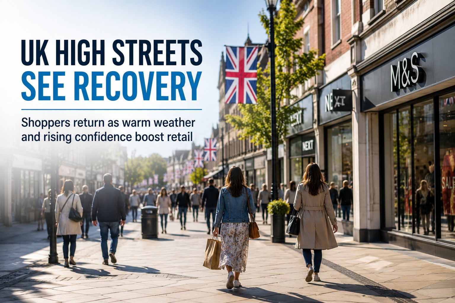 UK High Streets See Recovery as Shoppers Return Amid Improving Consumer Confidence