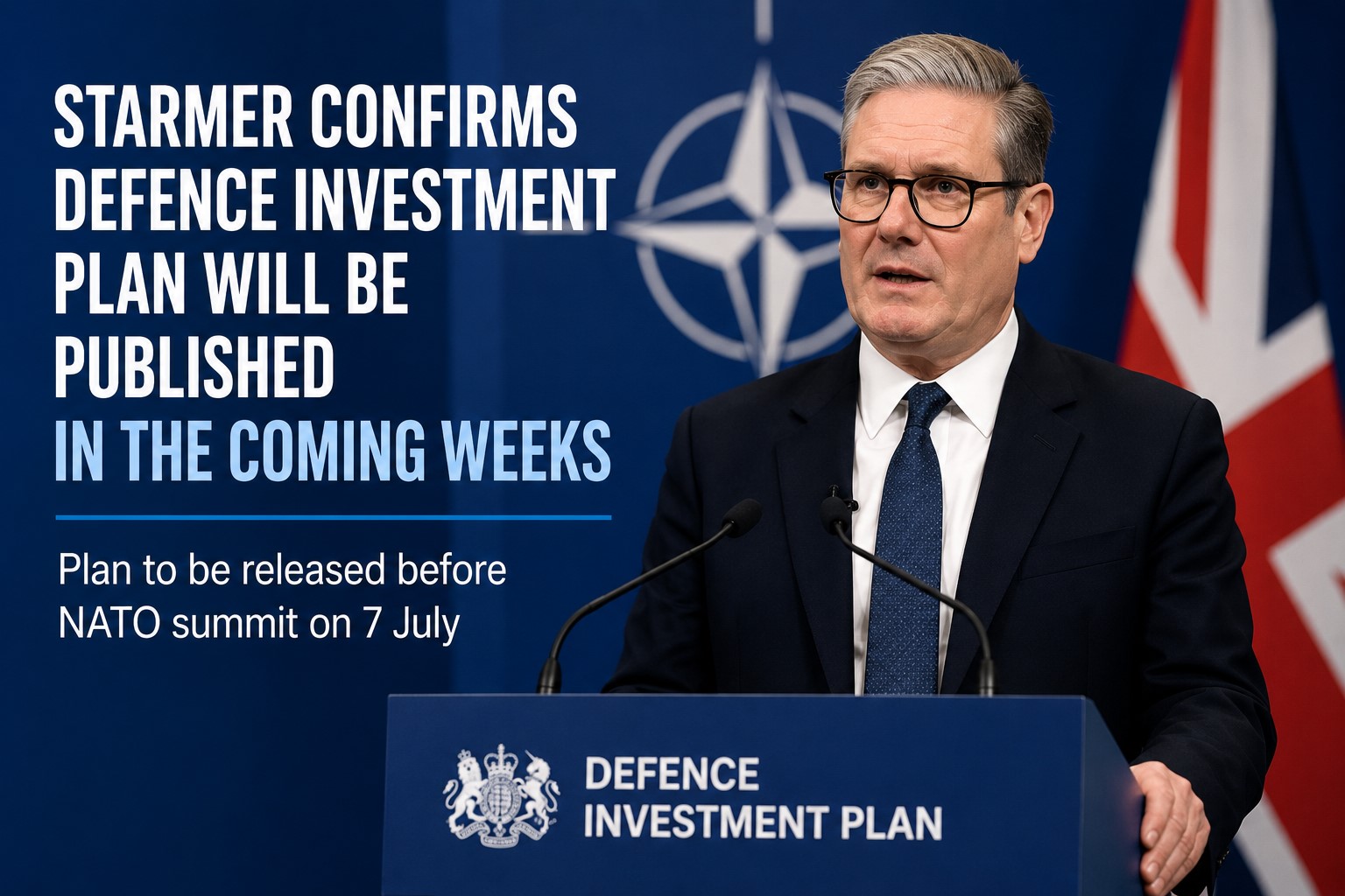 Starmer Confirms UK Defence Investment Plan Will Be Released Before NATO Summit