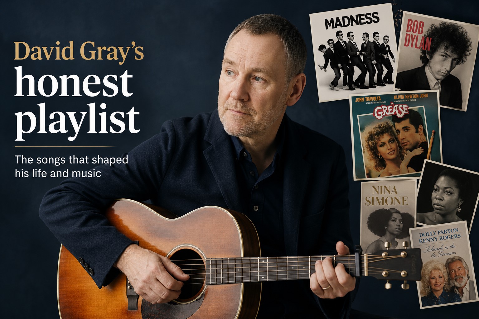 David Gray Reveals the Songs That Shaped His Life – From Madness to Bob Dylan