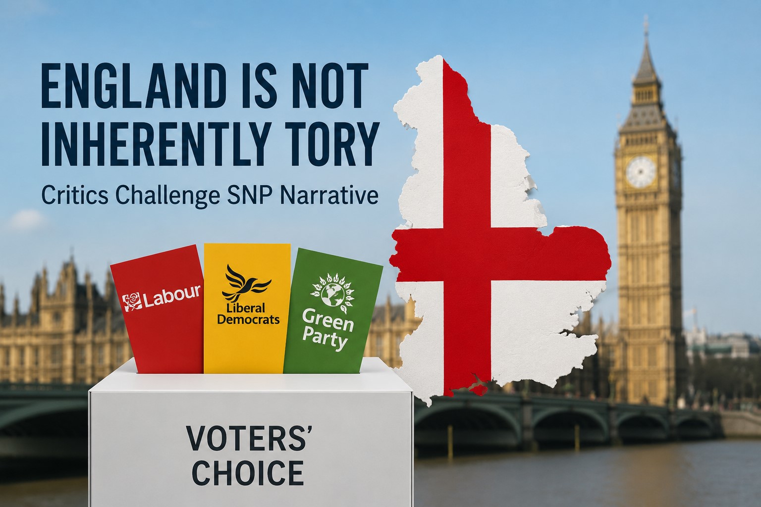 England Is Not Inherently Conservative, Critics Challenge SNP Narrative