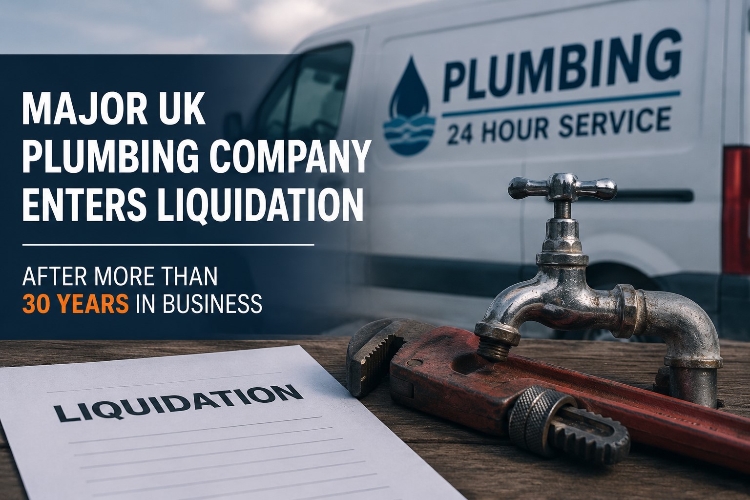 Major UK Plumbing Company Enters Liquidation After More Than Three Decades in Business