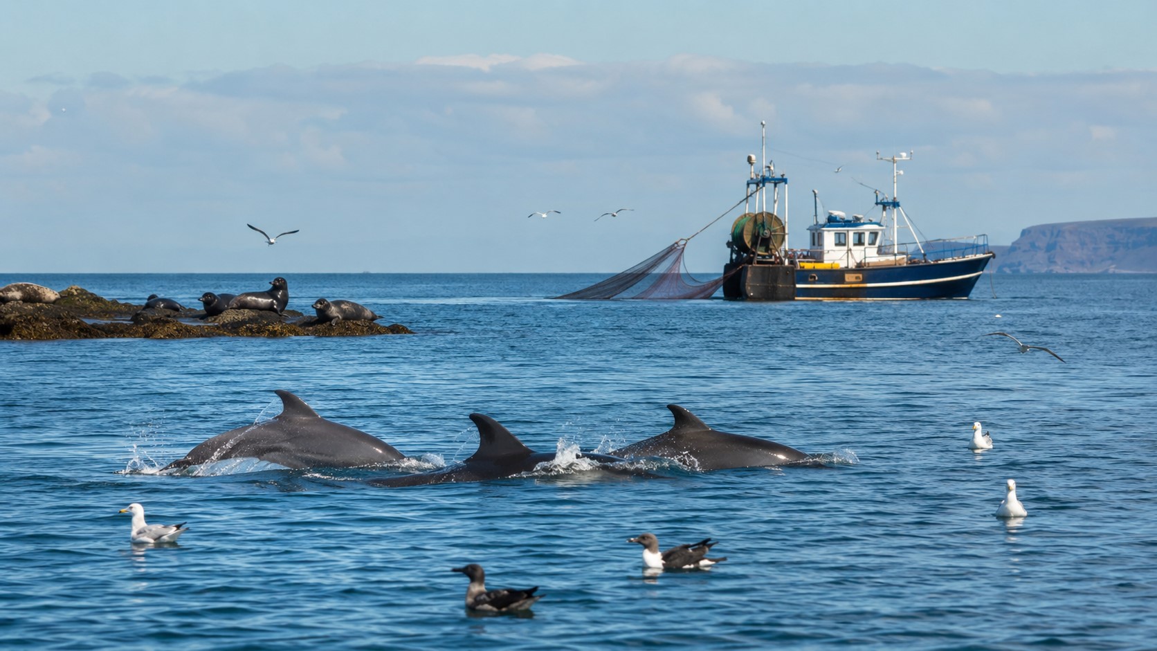 Thousands of Dolphins, Seals and Seabirds Dying in UK Waters Each Year, Major Bycatch Report Warns