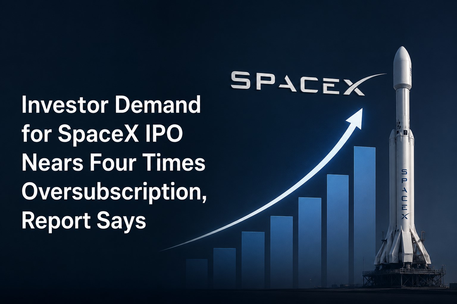 Investor Demand for SpaceX IPO Nears Four Times Oversubscription, Report Says