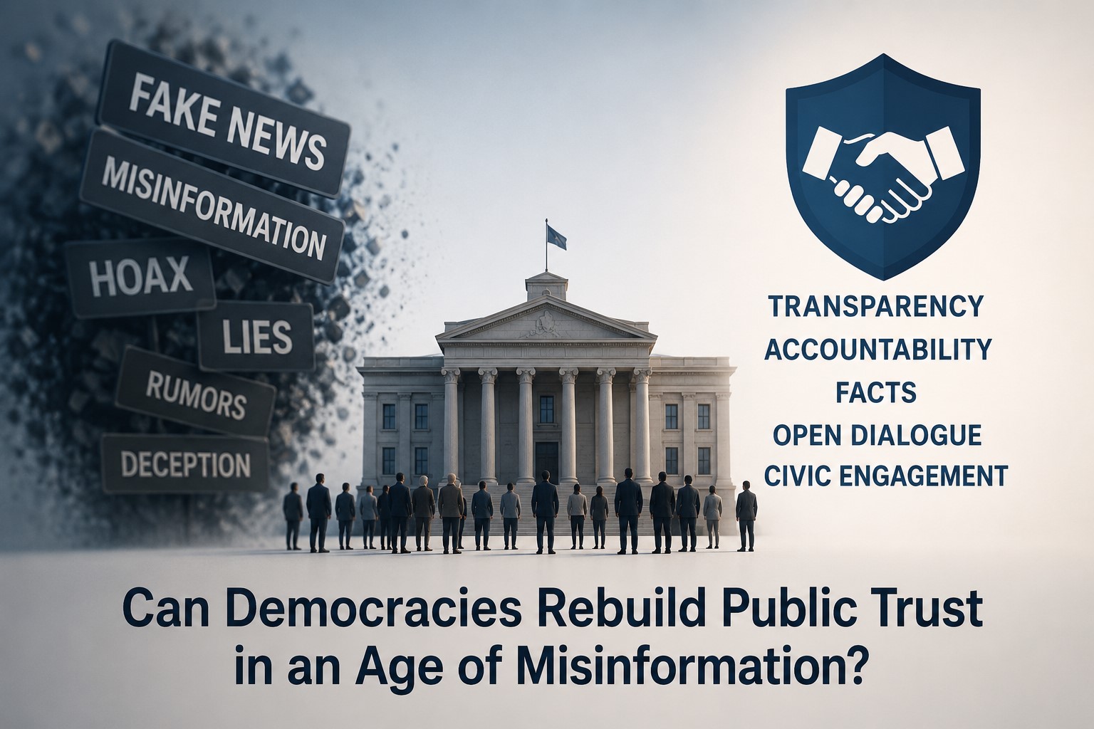 Can Democracies Rebuild Public Trust in an Age of Misinformation?