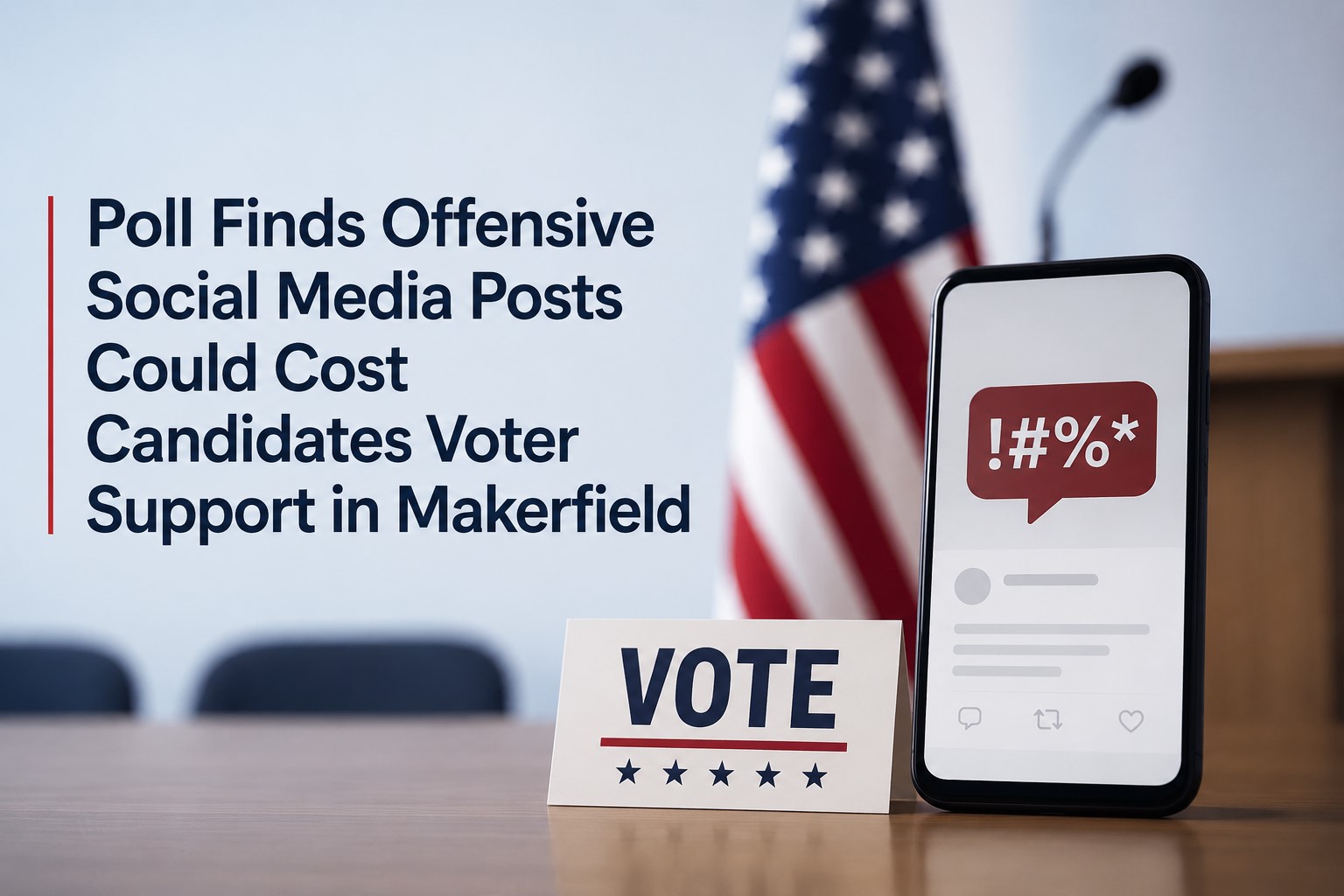 Poll Finds Offensive Social Media Posts Could Cost Candidates Voter Support in Makerfield