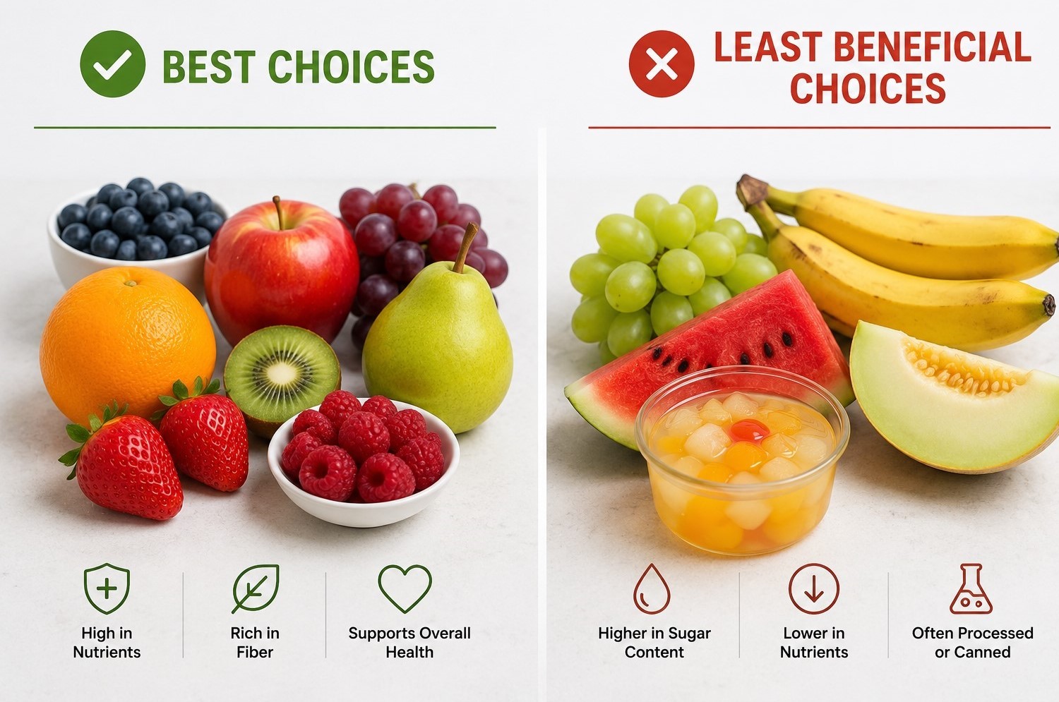 Which Fruits Are Worth Eating? Experts Reveal the Best and Least Beneficial Choices