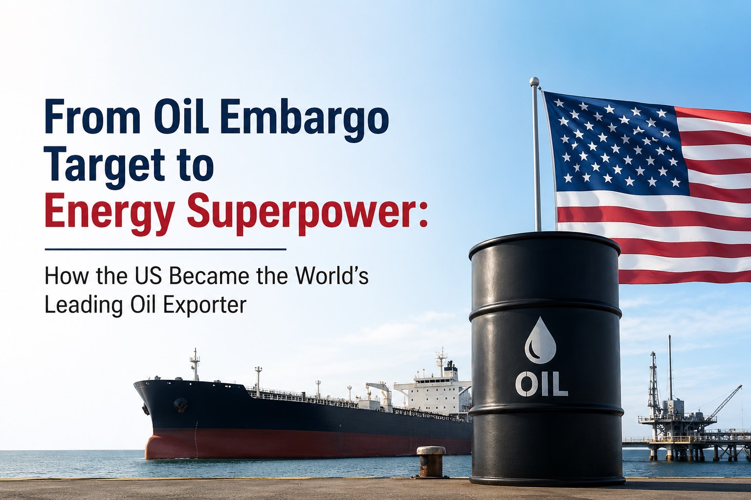 From Oil Embargo Target to Energy Superpower: How the US Became the World’s Leading Oil Exporter