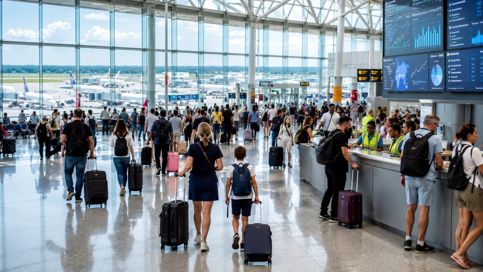 UK Airports Face Fresh Summer Travel Pressure as Passenger Numbers Surge