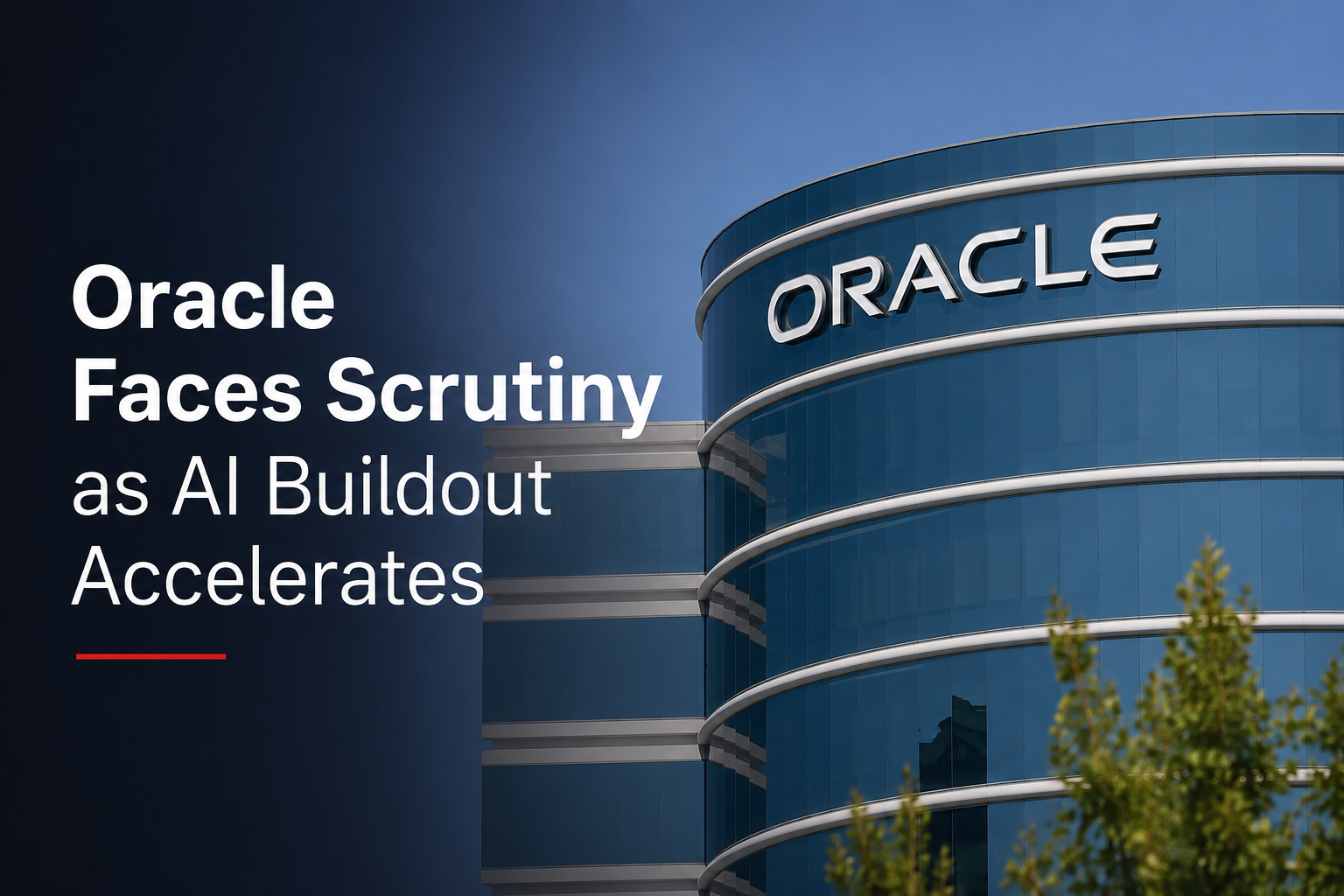 Oracle Faces Scrutiny as AI Buildout Accelerates