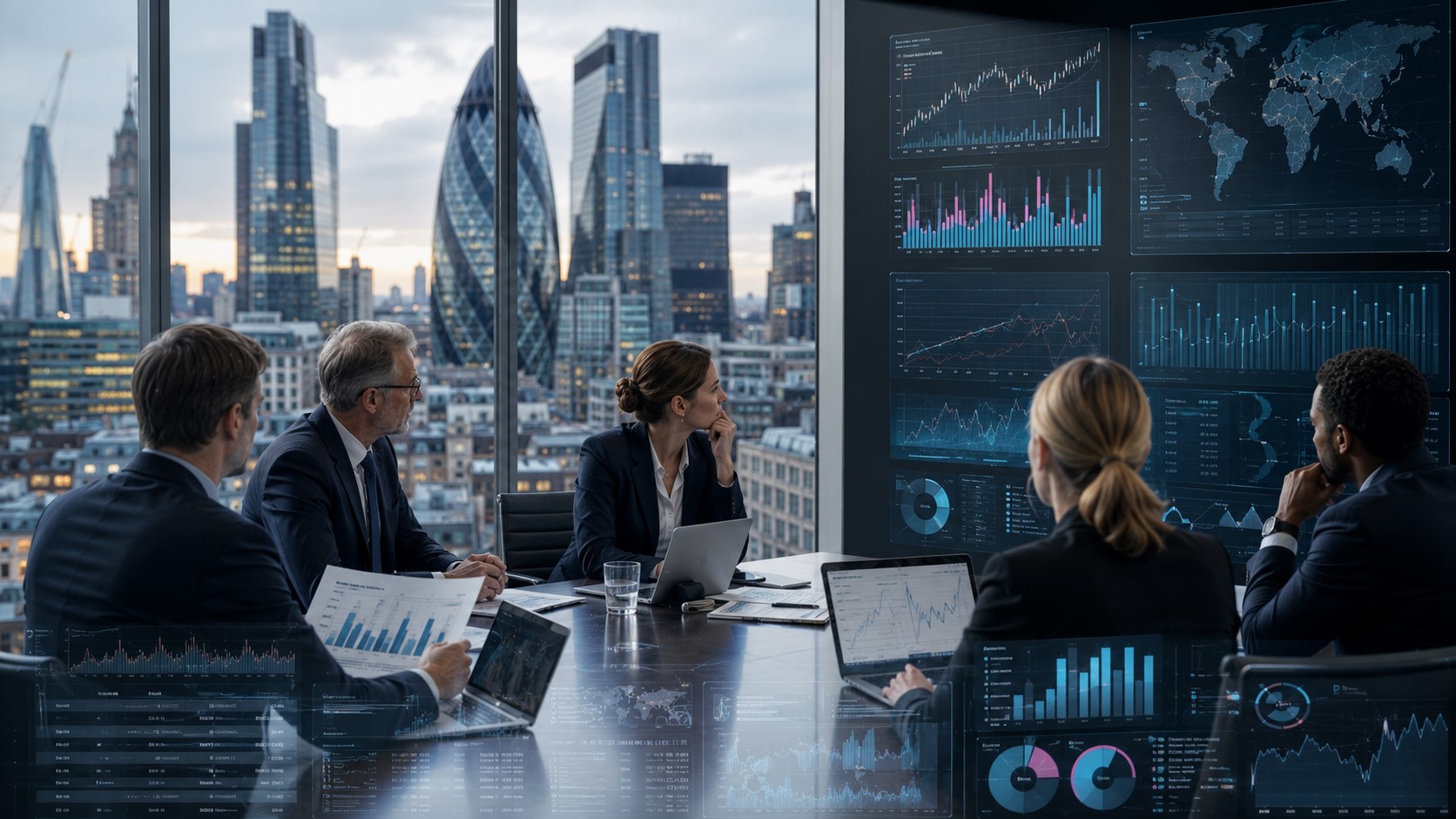 UK Economy Contracts as Rising Costs and Global Uncertainty Weigh on Growth