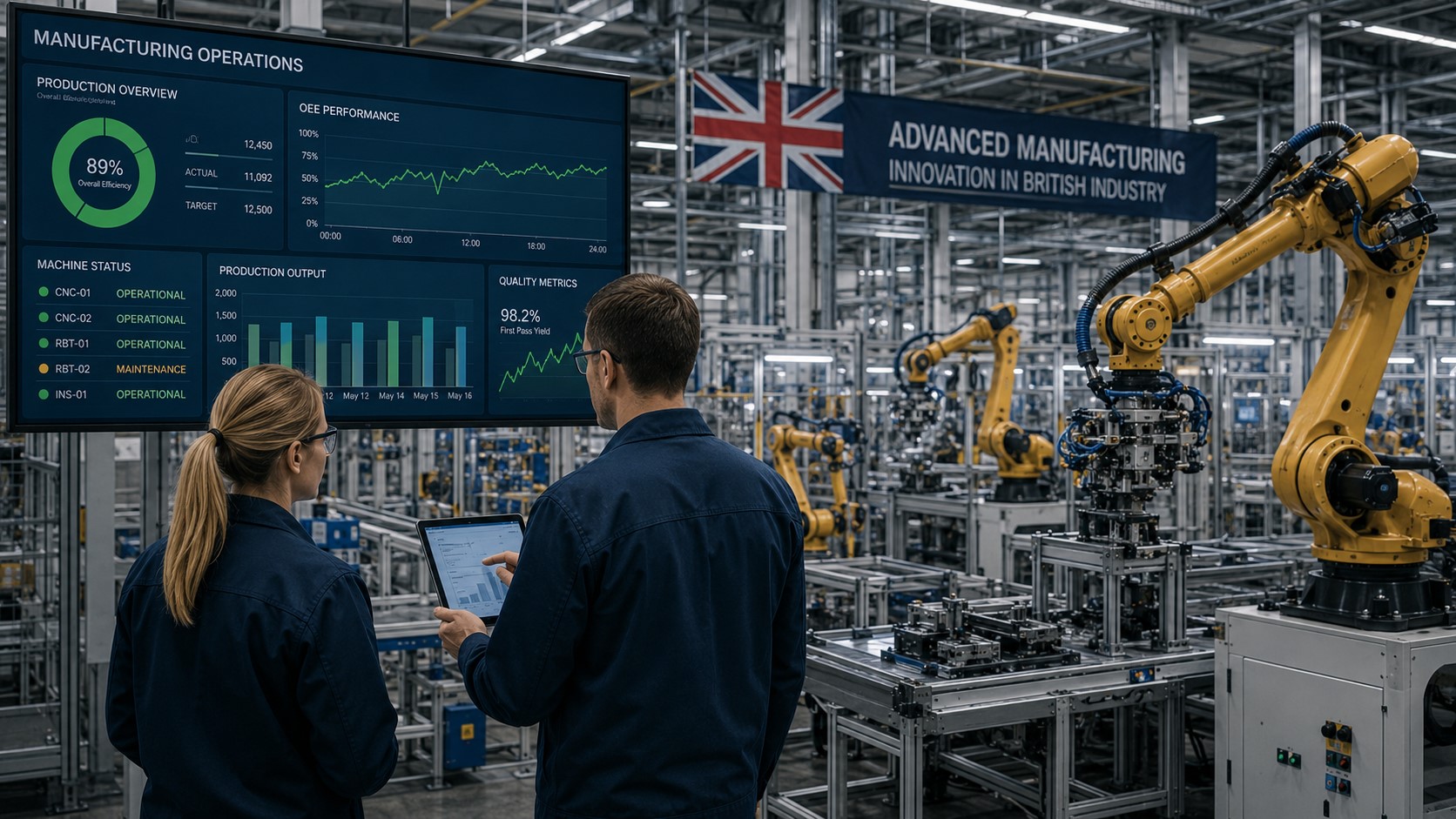 UK Manufacturing Sector Gains Fresh Momentum Amid Investment Drive