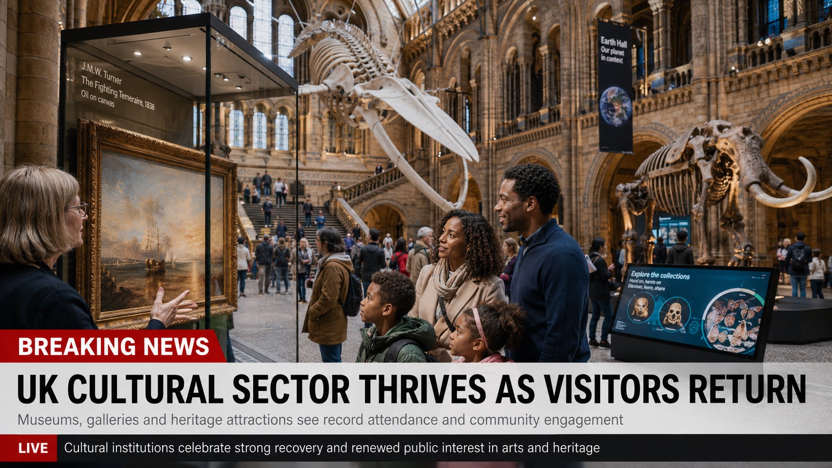 UK Cultural Attractions Enjoy Strong Rise in Visitor Numbers