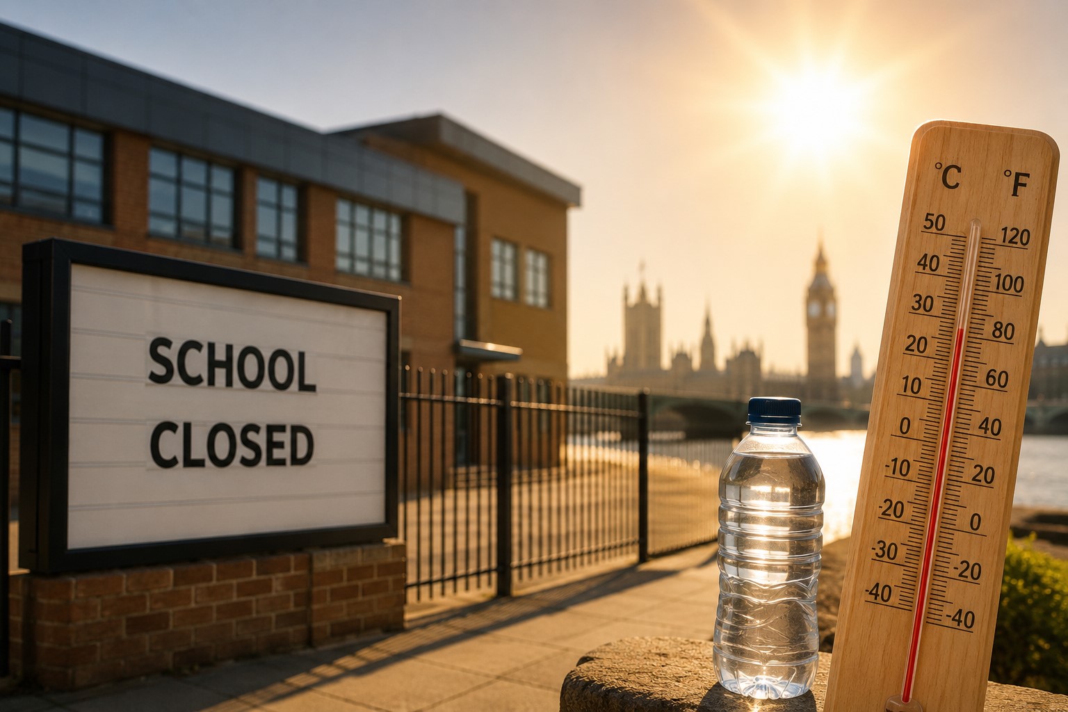 UK Heatwave Forces School Closures as Extreme Temperatures Disrupt Daily Life