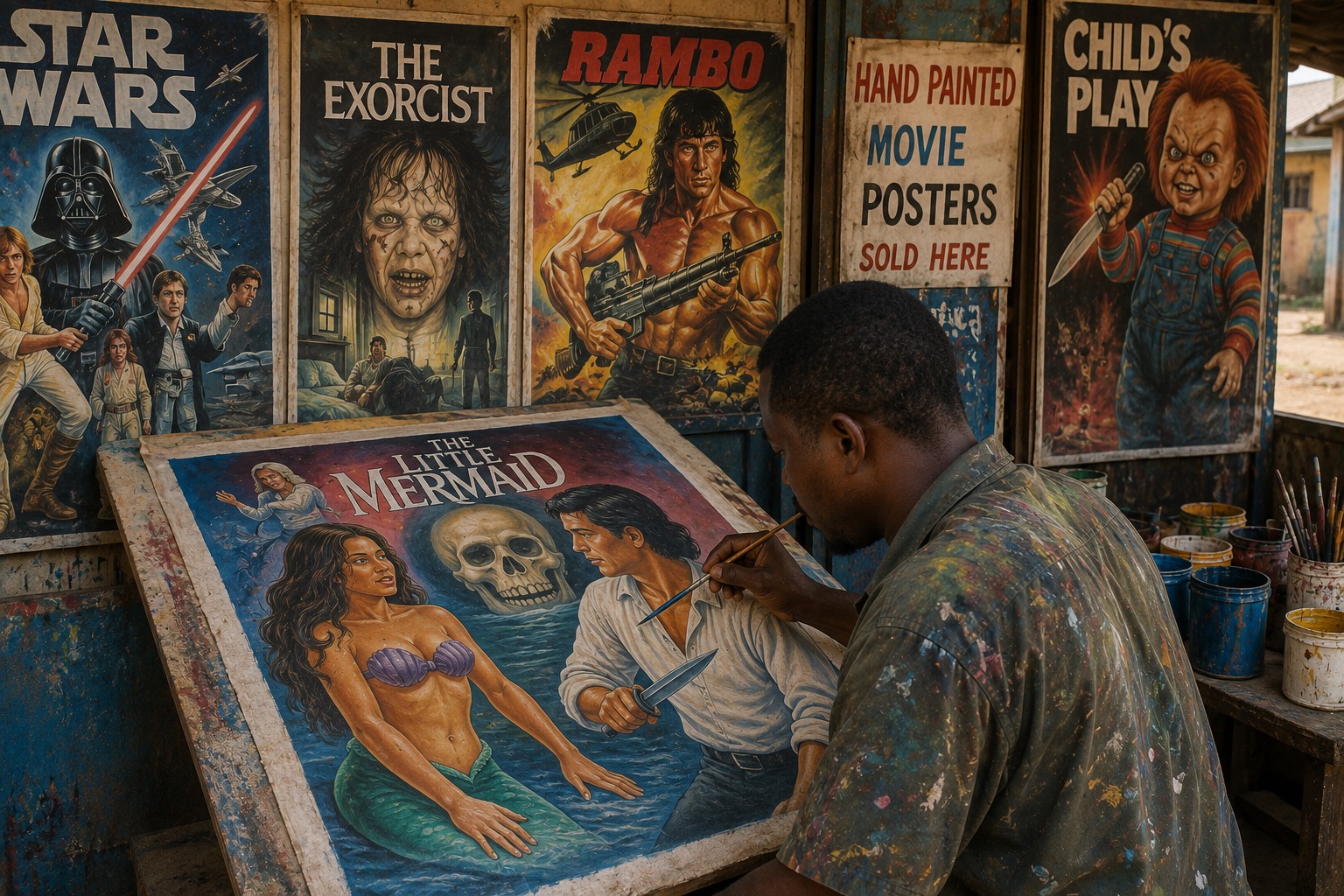 Ghana’s Bold Film Posters Find New Life as Collectible Works of Art