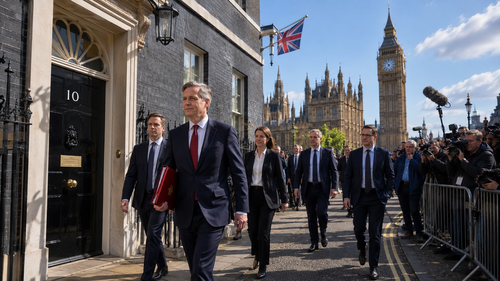 Andy Burnham Becomes UK Prime Minister, Vows to 'Rewire Britain'