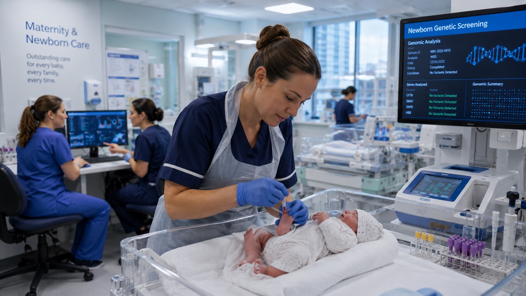 NHS to Roll Out Genetic Test for Every Newborn in England