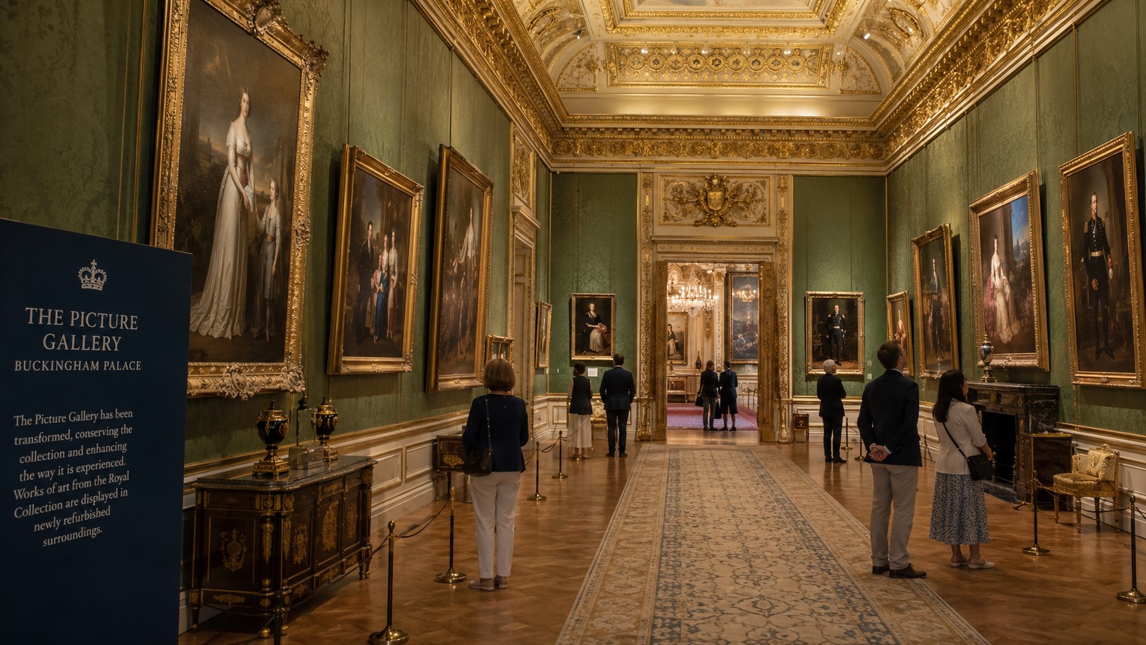Buckingham Palace Unveils Major Picture Gallery Transformation