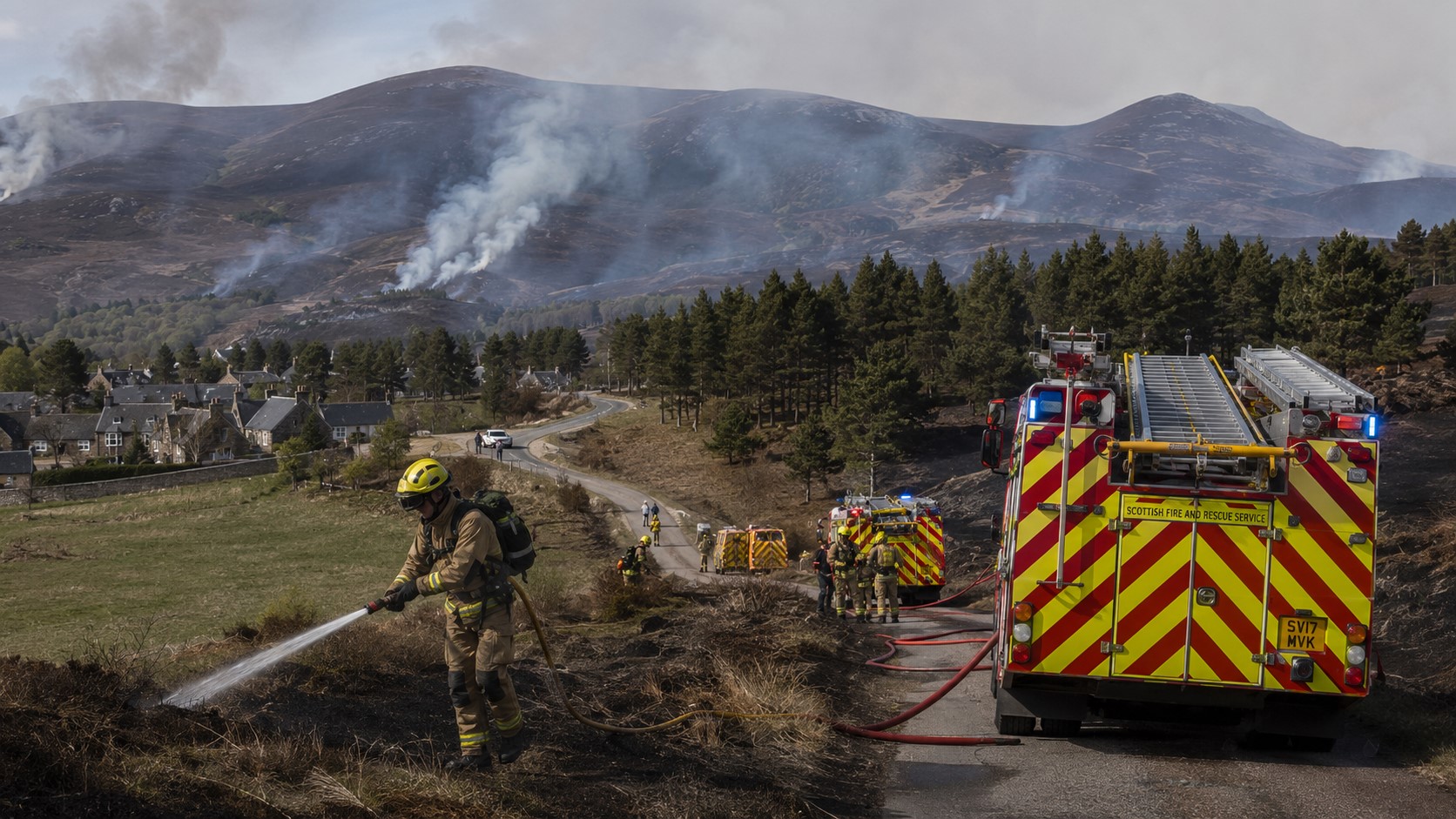 Cairngorms Wildfire: Nethy Bridge Residents Allowed Home After 10-Day Emergency