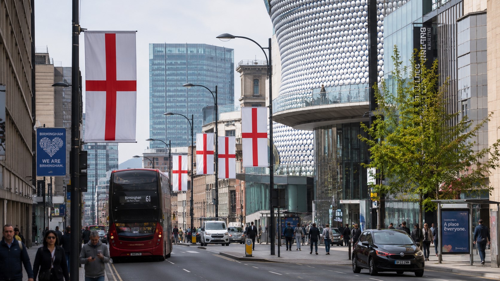 Birmingham Council Faces Pressure Over Widespread England Flag Displays