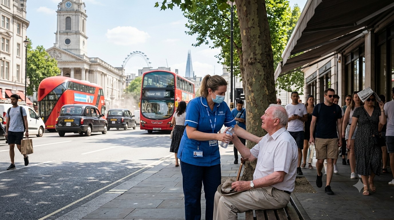 UK Heat Health Alert Upgraded to Amber Across Four English Regions