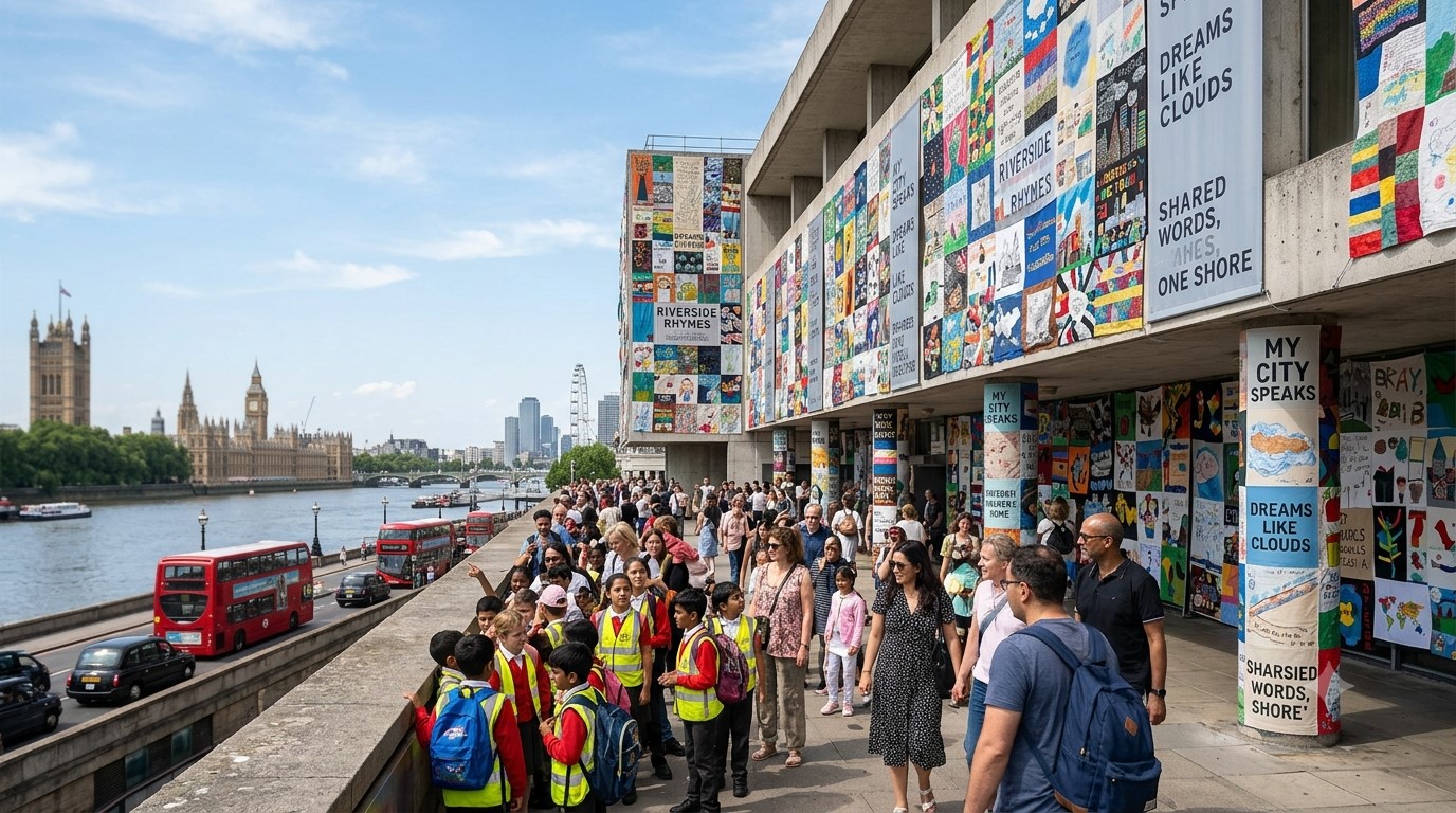Southbank Centre Unveils Huge Art Installation Created by Schoolchildren