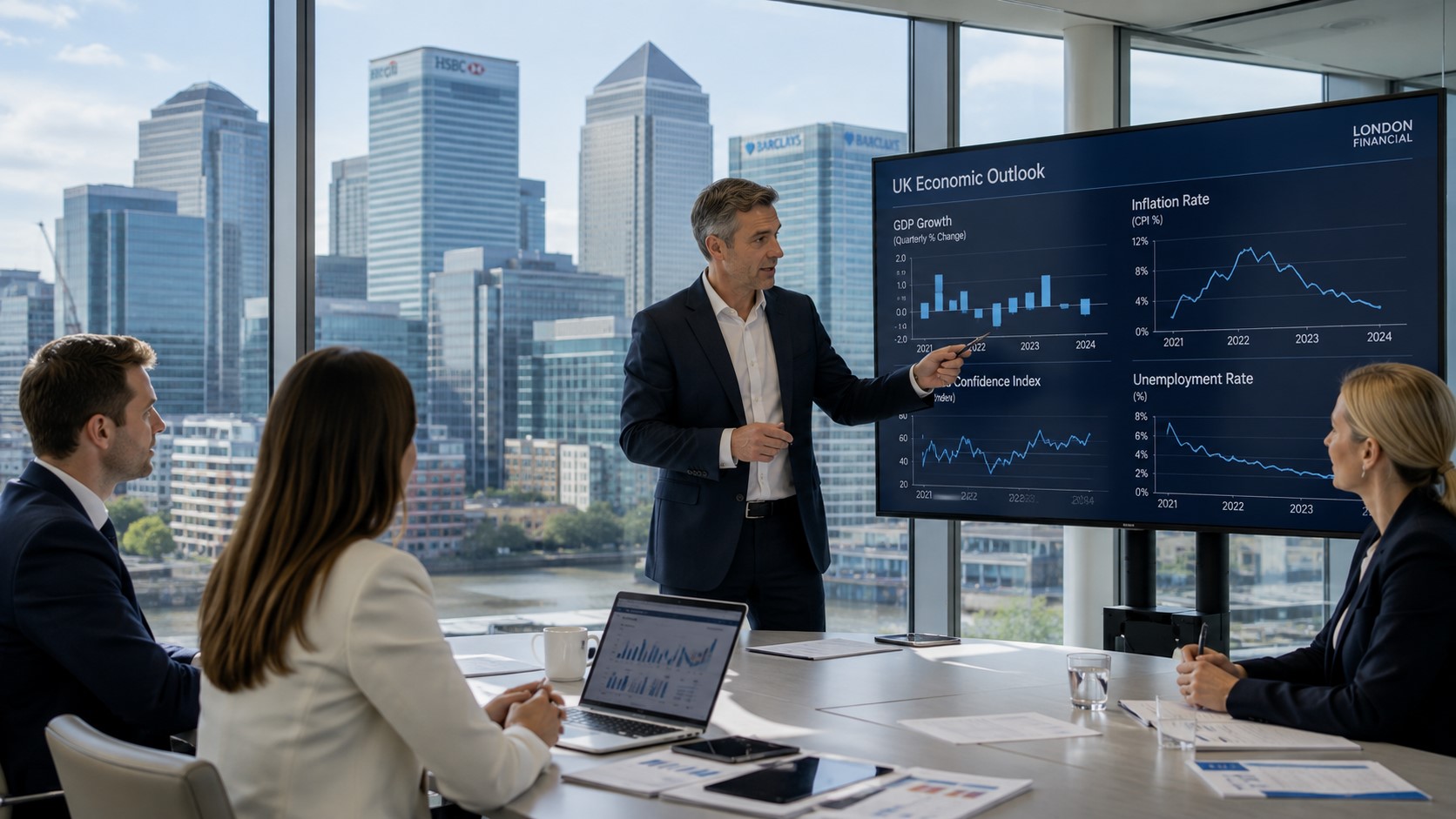 UK Business Confidence Reaches Four-Month High as Firms Turn More Optimistic