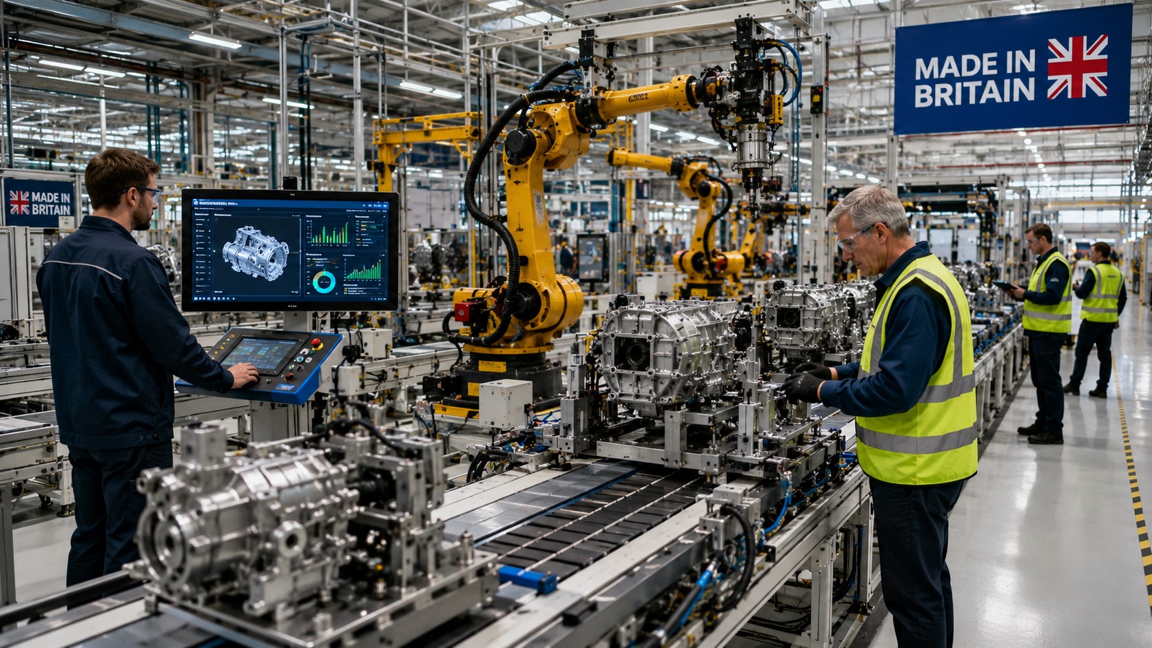 UK Manufacturing Extends Growth Streak Despite Slower Factory Expansion