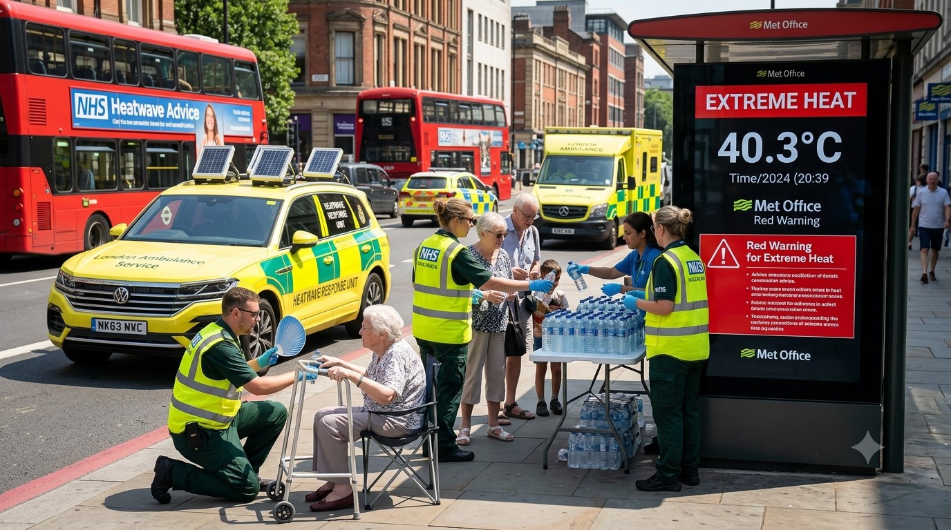 UK Heat-Related Deaths Approach Record as Health Officials Issue Fresh Warning