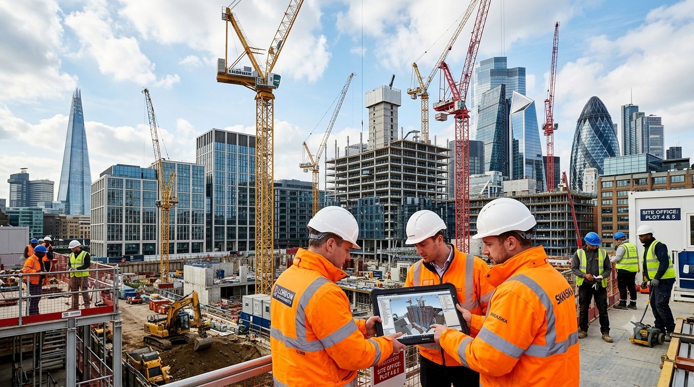 UK Construction Downturn Eases as Business Confidence Reaches Five-Month High