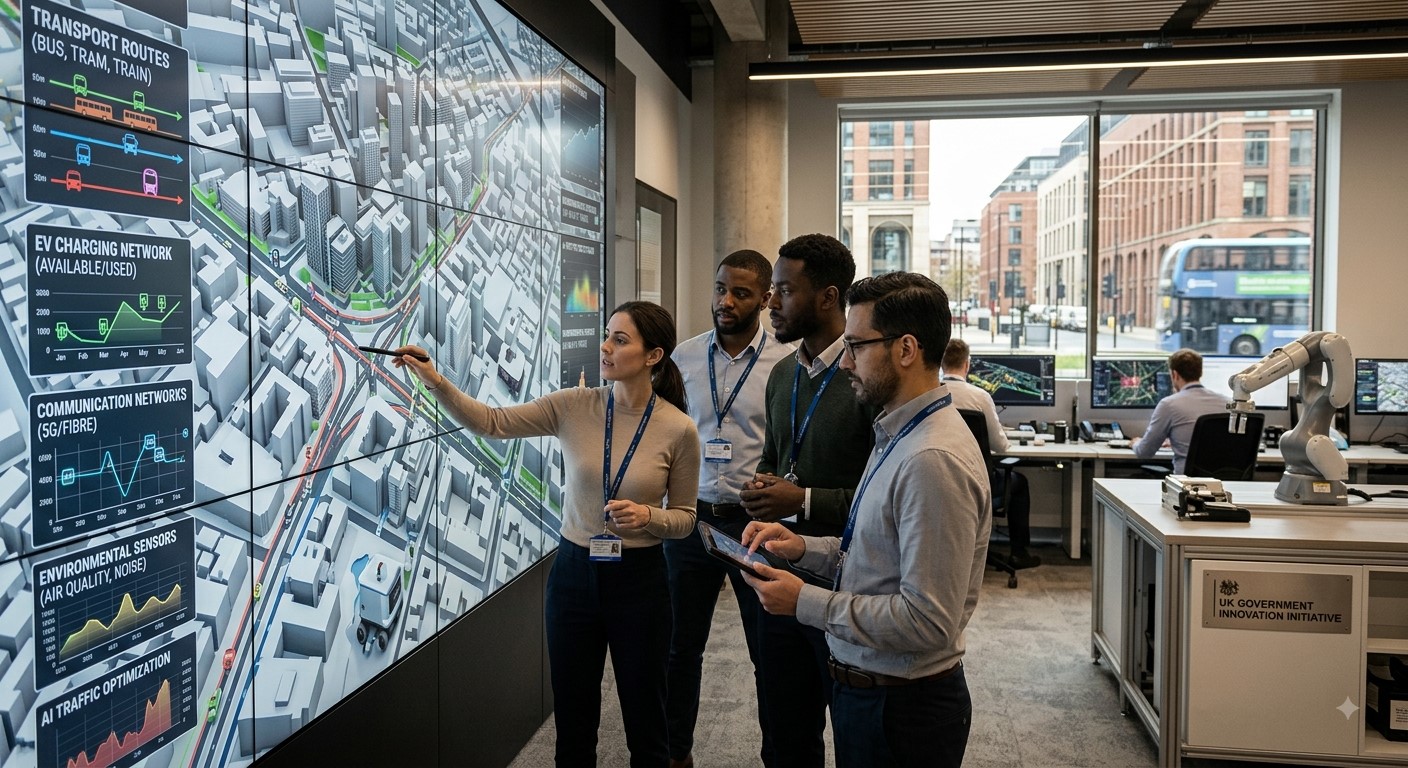 UK Pushes Smart-City Technology With New AI and Digital Infrastructure Challenge