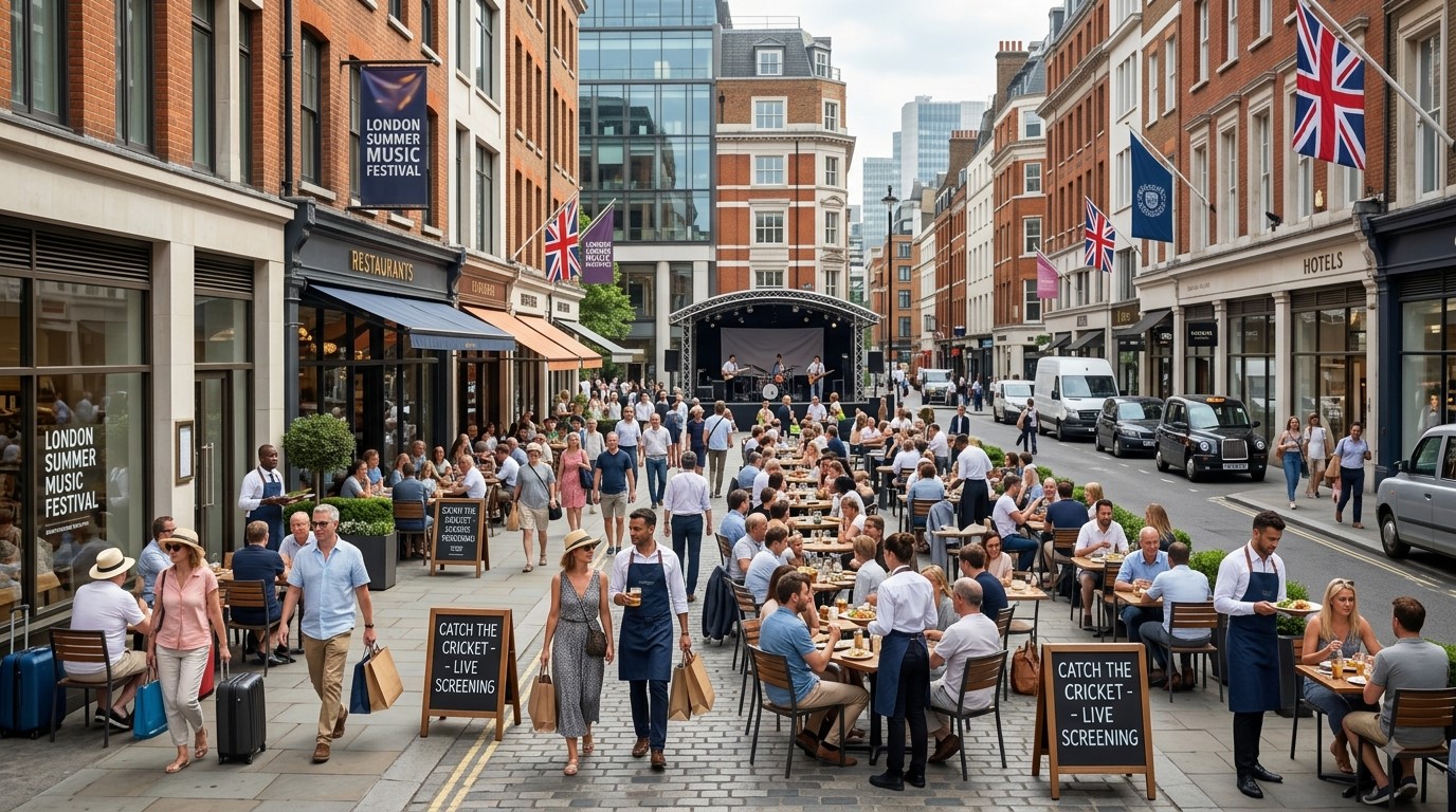 UK Summer Jobs Rebound as Heatwave and Major Events Boost Hospitality Hiring