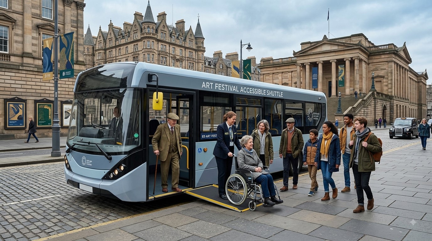 Edinburgh Art Festival Introduces Dedicated Bus to Improve Access for Visitors