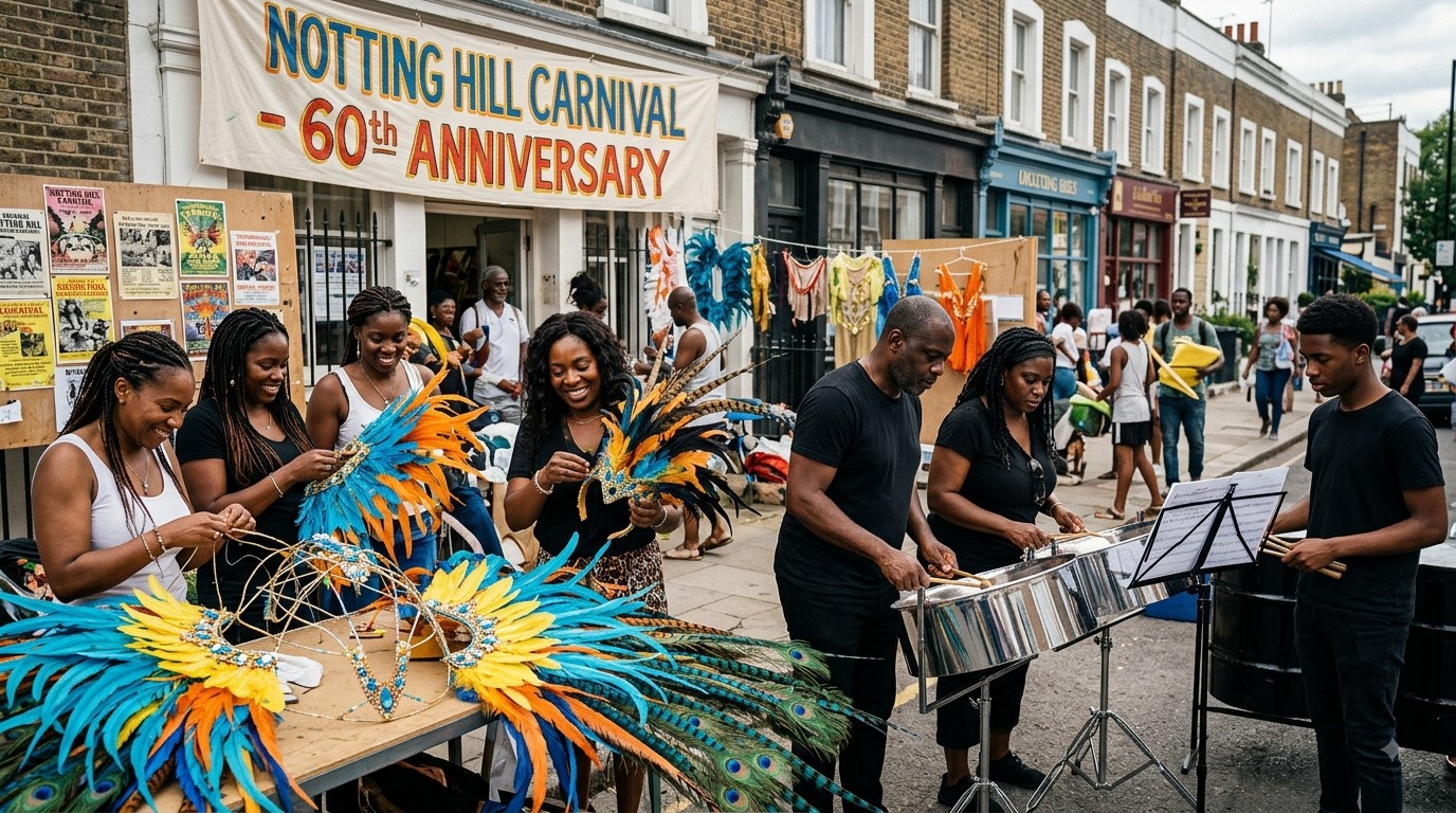 Notting Hill Carnival Turns 60 as London Prepares for Landmark Caribbean Culture Celebration