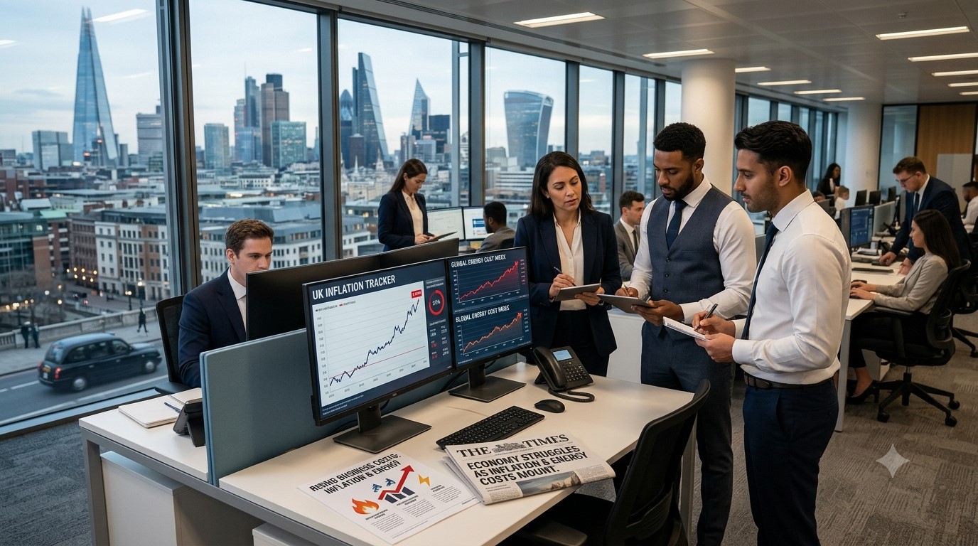 UK Inflation Rises to 2.9% as Higher Energy Costs Put Pressure on Businesses