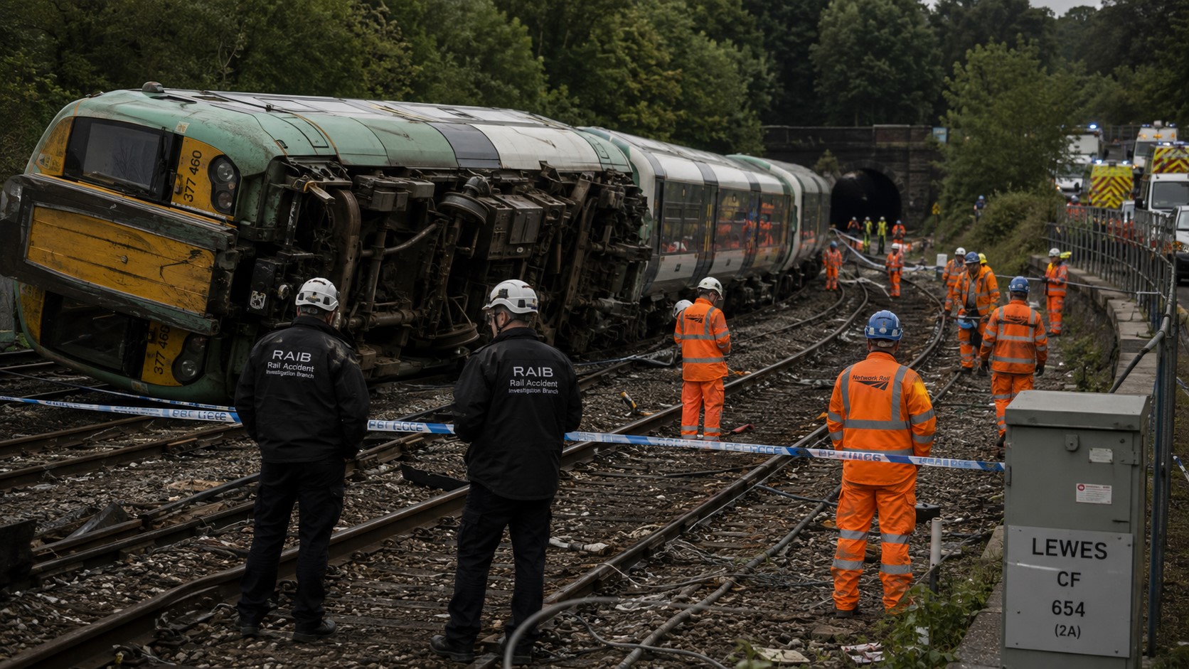 Pre-Existing Track Defect Found Before Serious Lewes Train Derailment That Injured 30