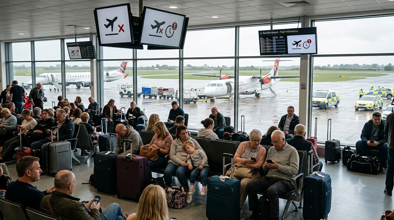 Norwich Airport Temporarily Closes to Air Traffic With Flights Cancelled