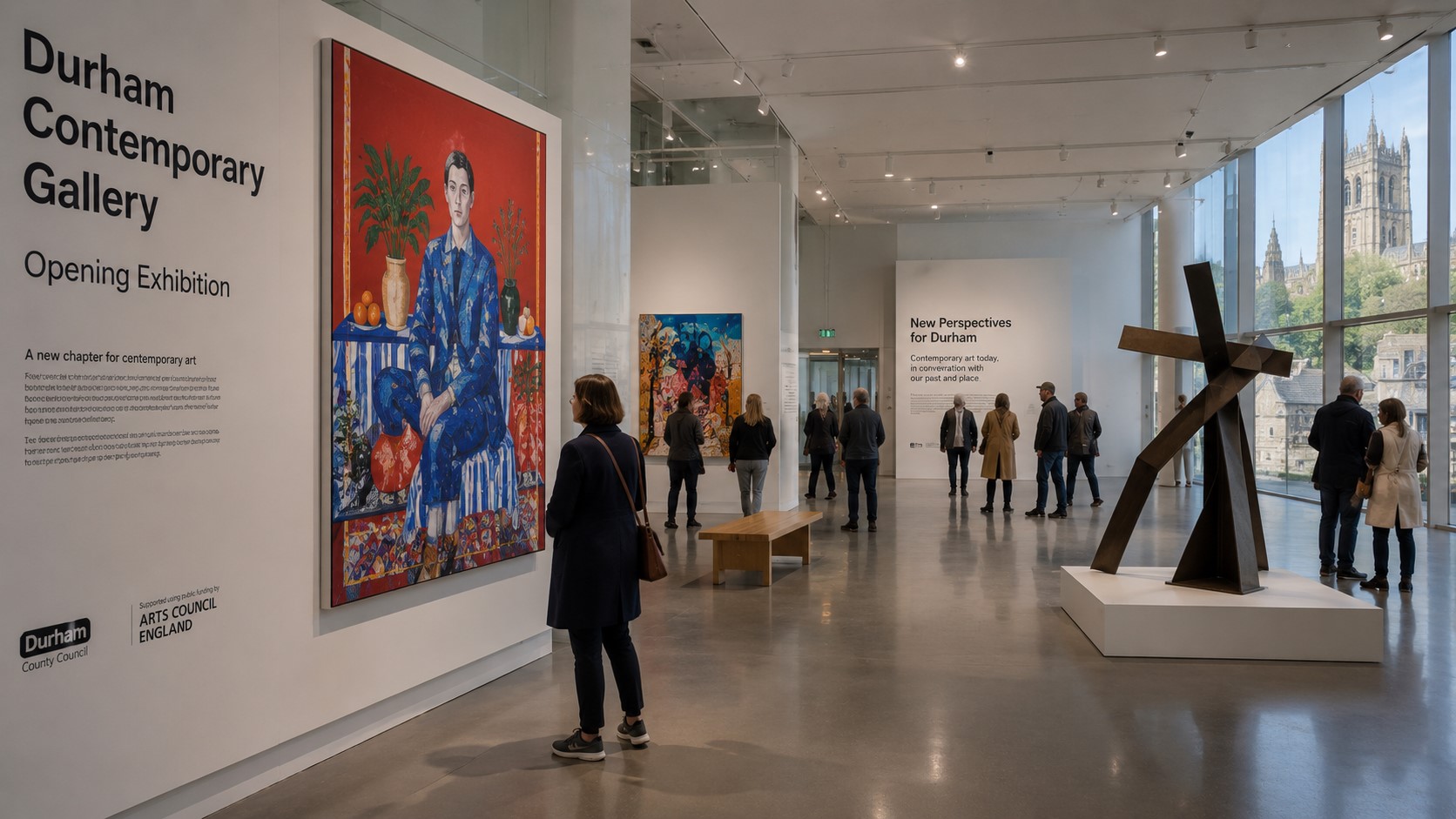 £17 Million Durham Art Gallery Opens With Works by Tracey Emin and Steve McQueen