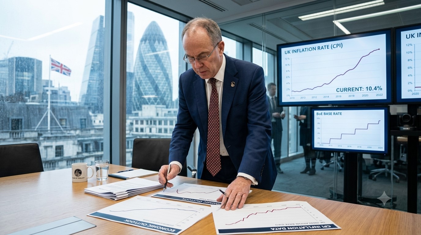 UK Inflation Expectations Jump as Economy Faces Fresh Interest Rate Pressure