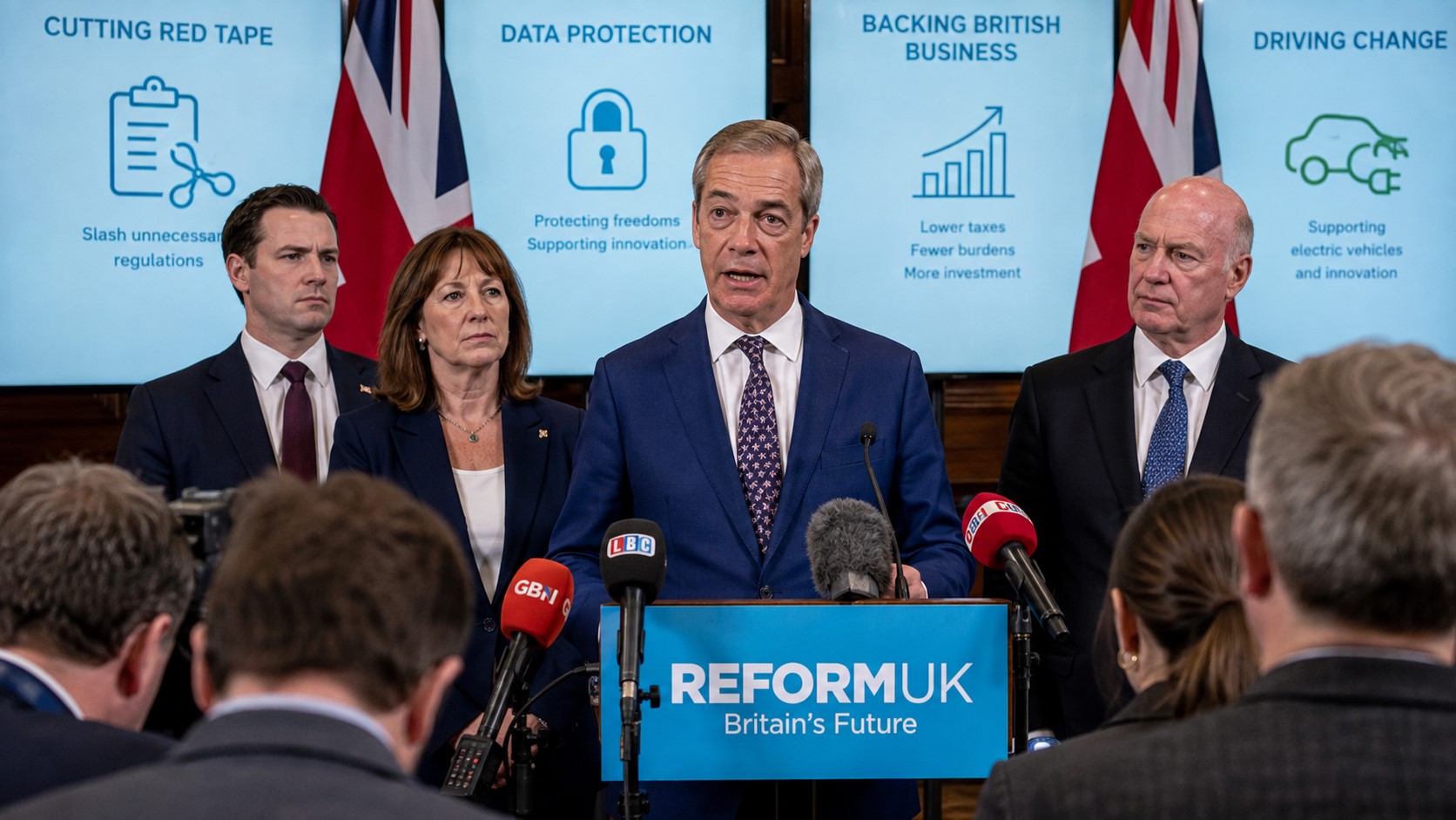 Reform UK Unveils New Business Plan as Party Targets Labour's Economic Policies