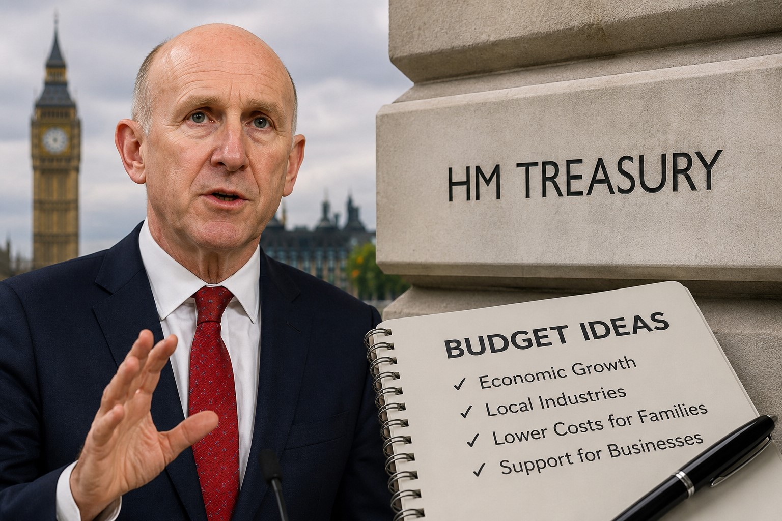 John Healey Seeks Budget Ideas From Treasury Staff Ahead of October Budget