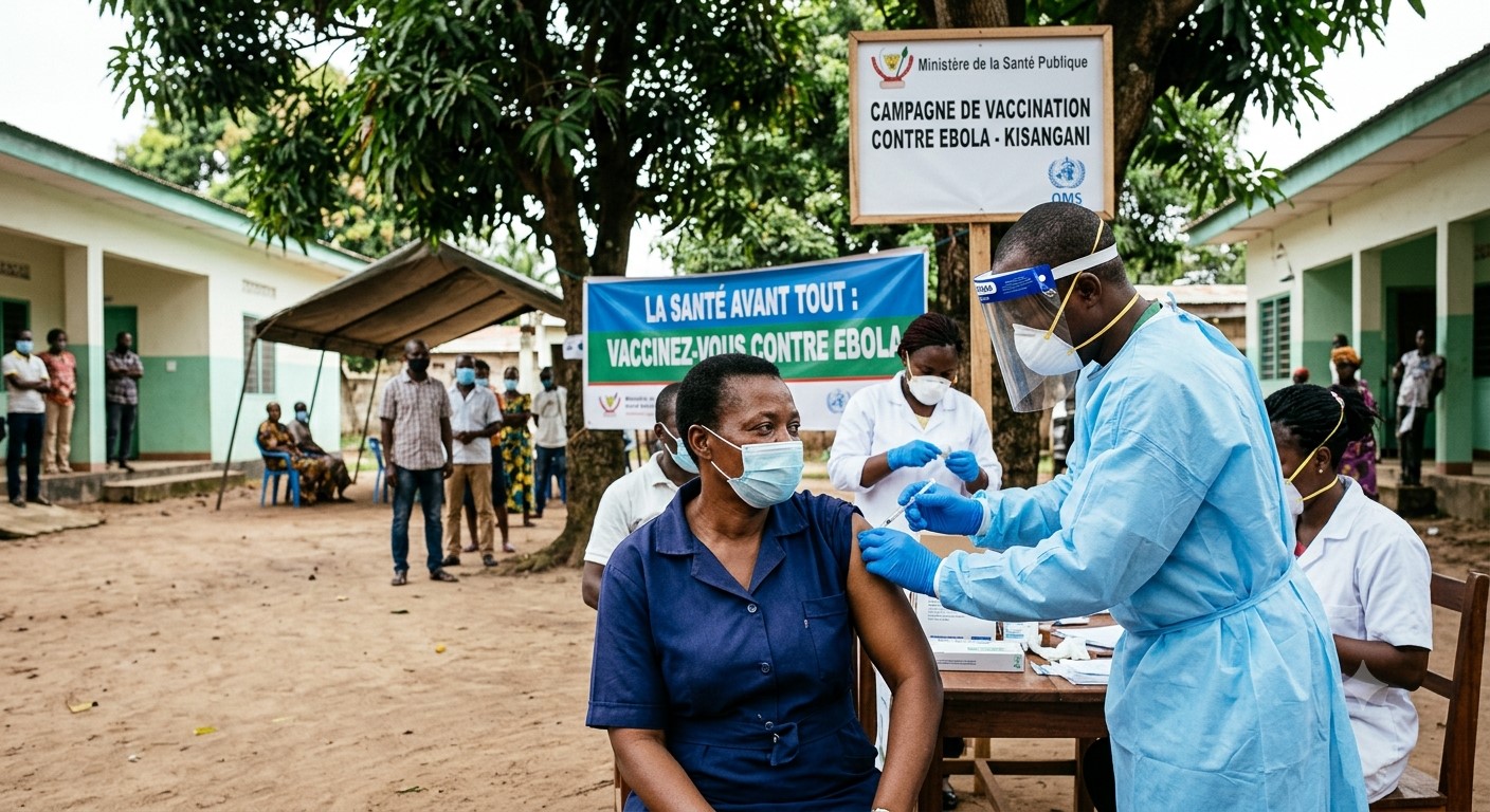 DR Congo Begins Ebola Vaccination Campaign as Outbreak Spreads Rapidly