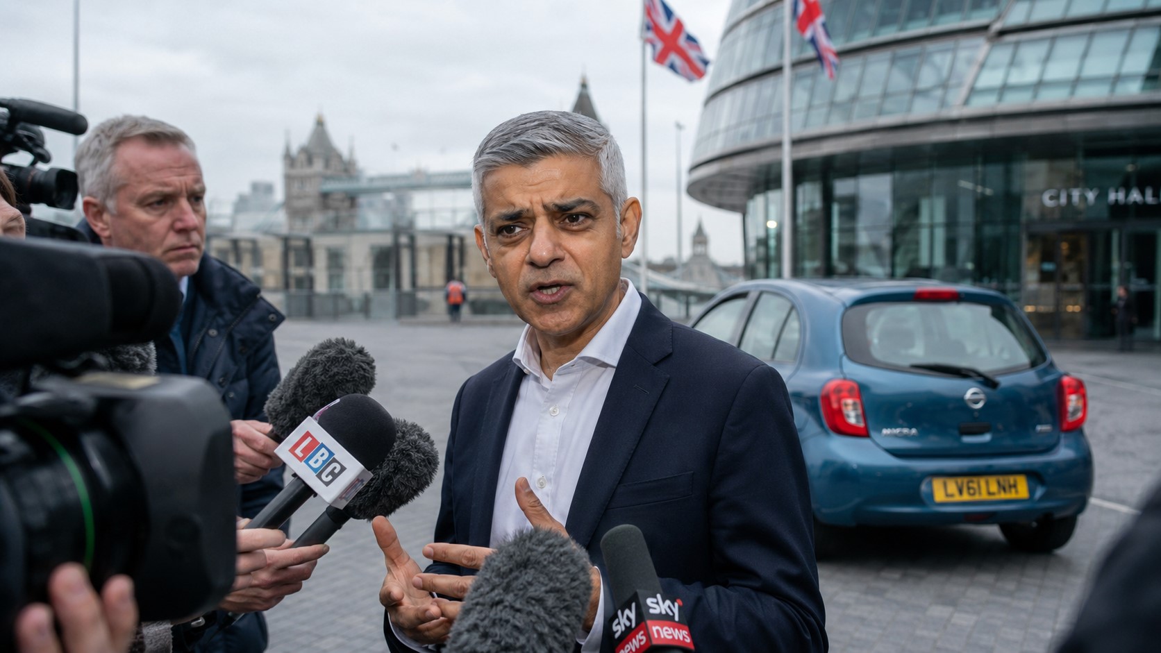 Sadiq Khan Fined Over Untaxed Car He Says He Does Not Own
