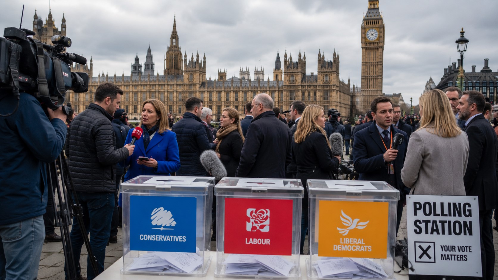 Labour and Reform UK Neck and Neck as New Poll Shows Three-Way Political Race