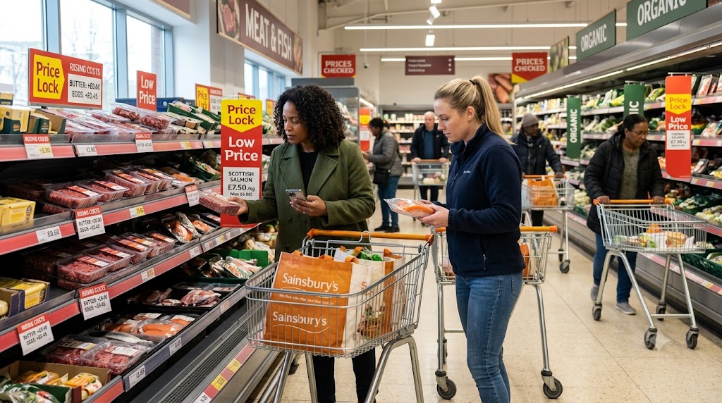 UK Grocery Inflation Rises to 2.3% as Retailers Face Cost Pressure
